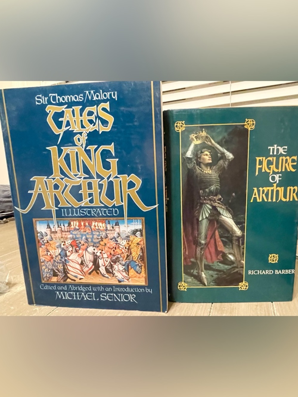 2 King Arthur Books: The Tales Of King Arthur, 1981& The Figure Of Arthur, 1990